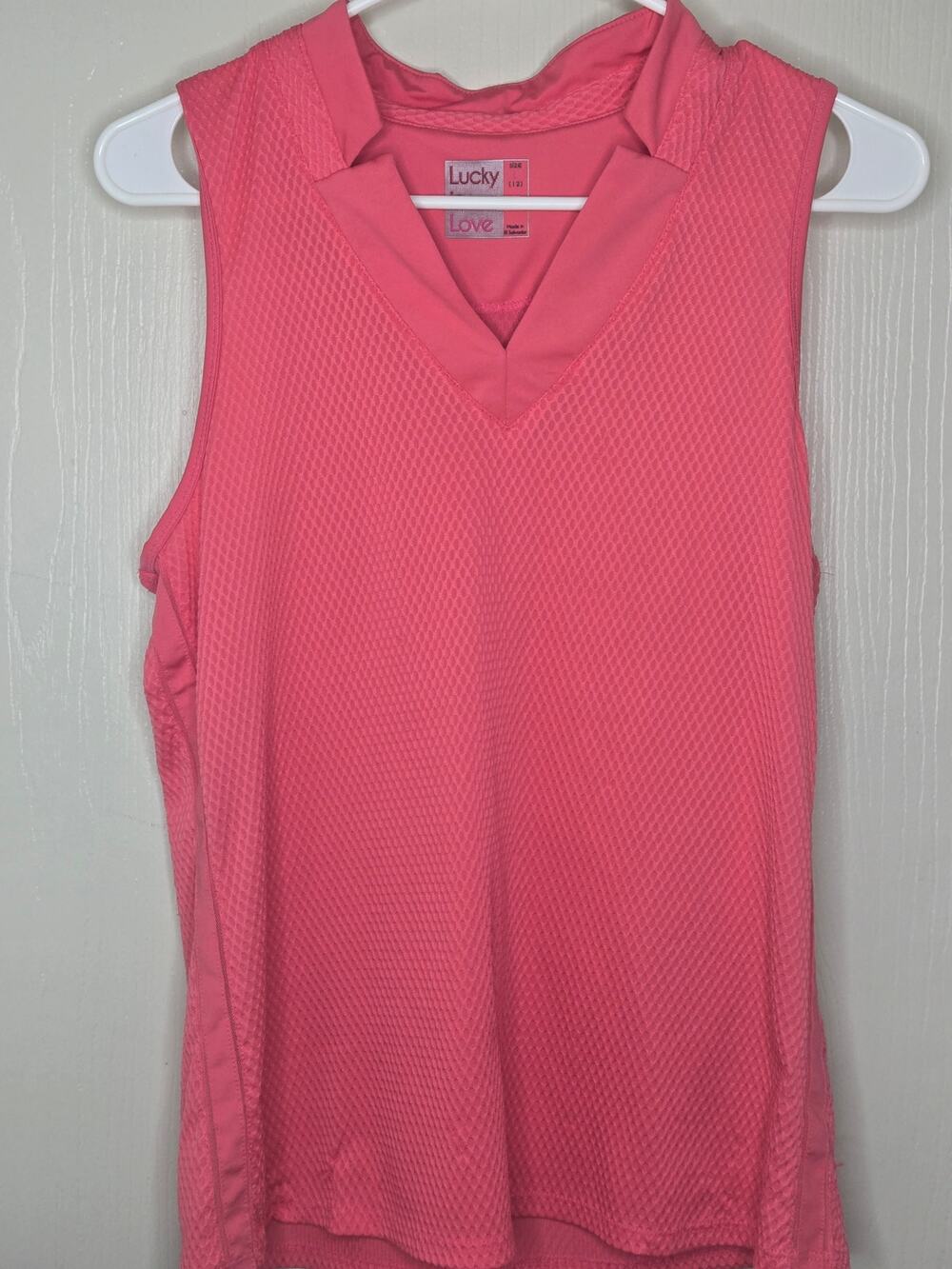 Large Lucky in Love Women's Athletic Tank Top